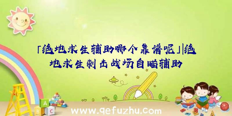 「绝地求生辅助哪个靠谱呢」|绝地求生刺击战场自瞄辅助